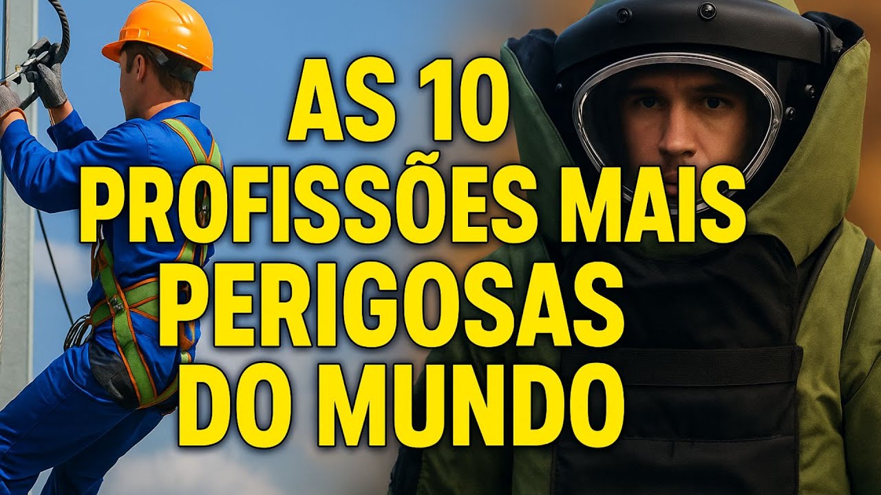 AS 10 PROFISS&Otilde;ES MAIS PERIGOSAS DO MUNDO (RANKING ATUALIZADO)