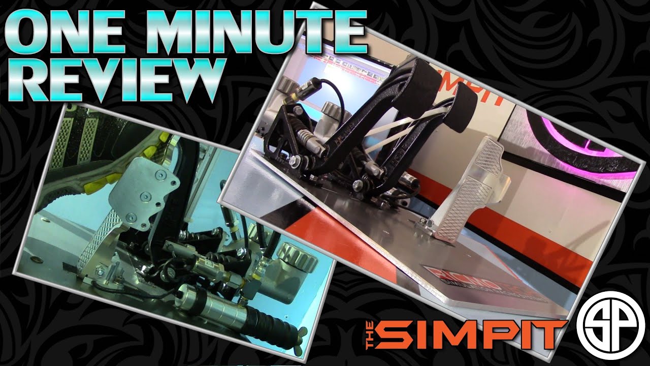 1 Minute Review of the Ricmotech Real Gear Pro GT1 3 Pedal Set