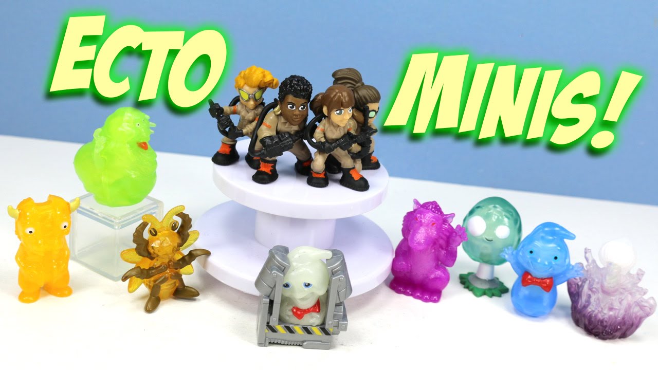 Ghostbusters 2016 Ecto Minis Figure Toy Packs Glow in the Dark