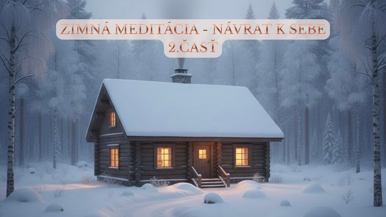 ❄️ ZIMNÁ MEDITÁCIA - NÁVRAT K SEBE ❄️ ASMR ČÍTANIE - 2. ČASŤ