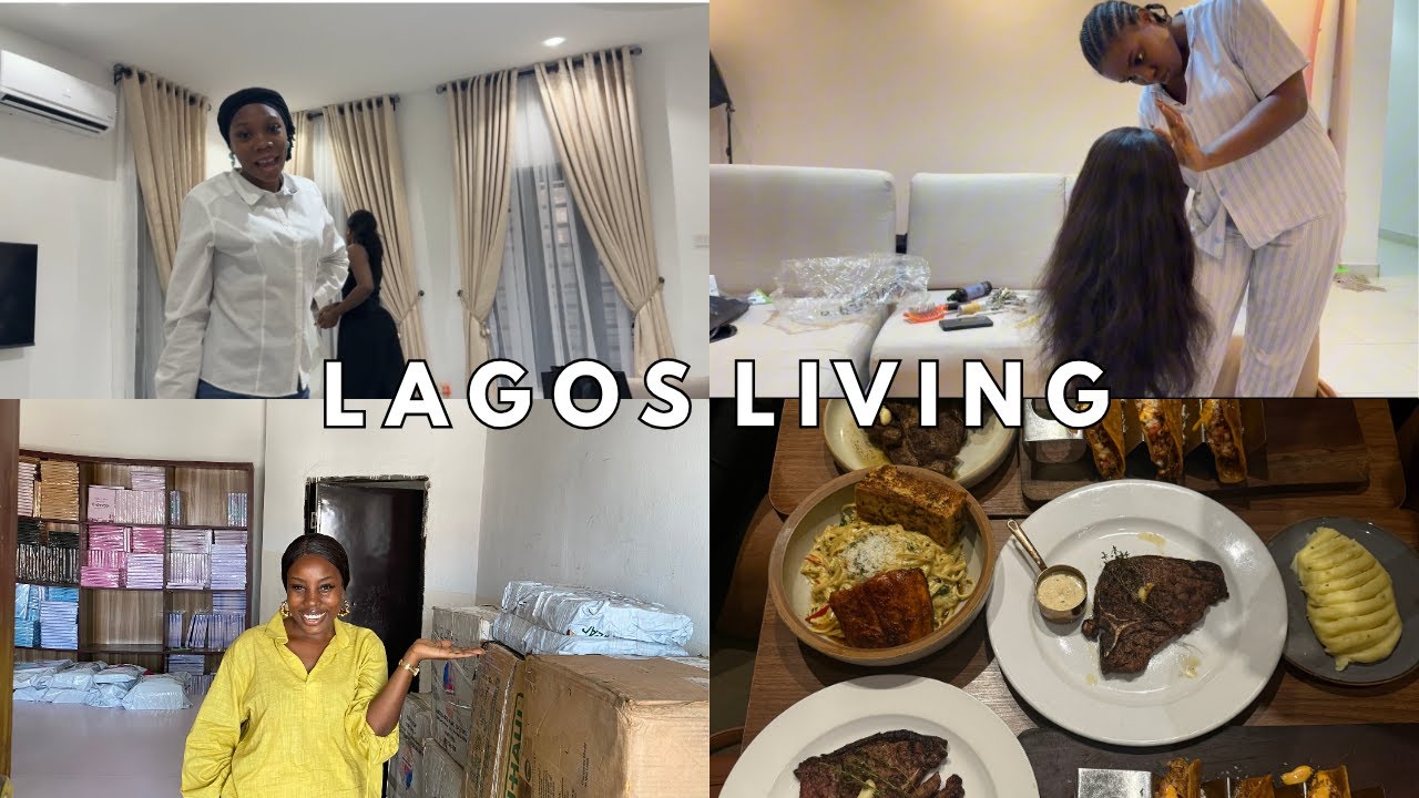 LAGOS LIVING| Going on a date in Lagos?🙈🥰| Setting up my Lagos apartment| Launching my online course