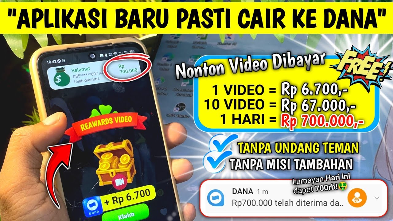 ✓RESMI DIPLAYSTORE! Nonton Video Shorts Dibayar Dana, Aplikasi Penghasil Uang 2026 Terbukti Membayar