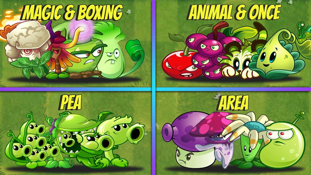 4 Best Team Battlez vs Team Zombie - Who Will Win? - PvZ 2 Team Plants vs Team Plants
