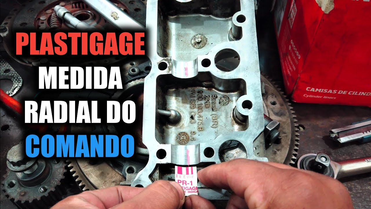 Plastigage. Medindo folga do comando de válvulas sem erro.