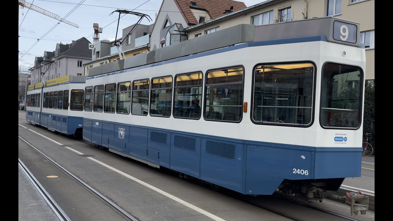 Linie 9 Zürich - Hirzenbach bis Heuried