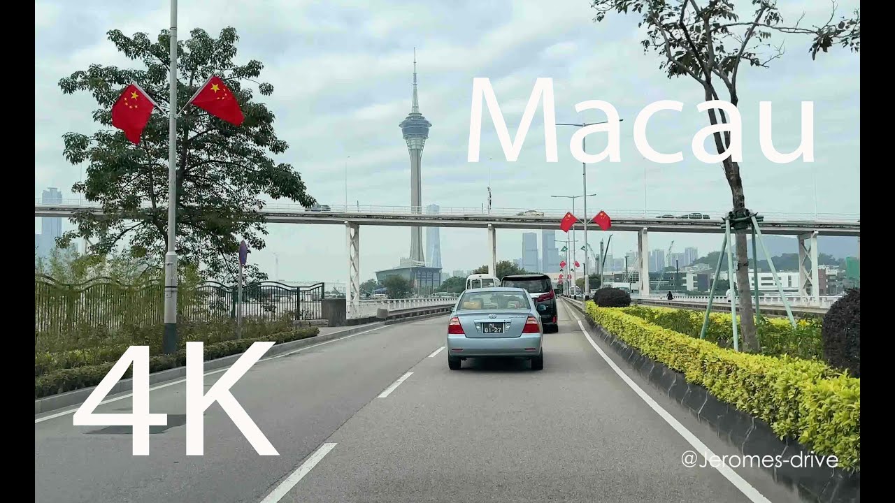 Cinematic 4K drive Macau Peninsular to Coloane morning drive, 26 Dec 2024 - Episode 02