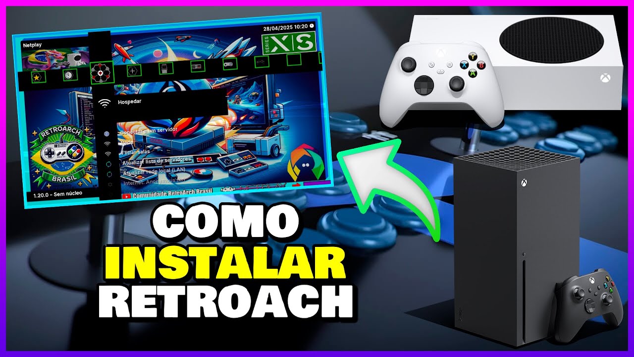 COMO INSTALAR RETROACH XBOX ONE SERIES S/X !!!