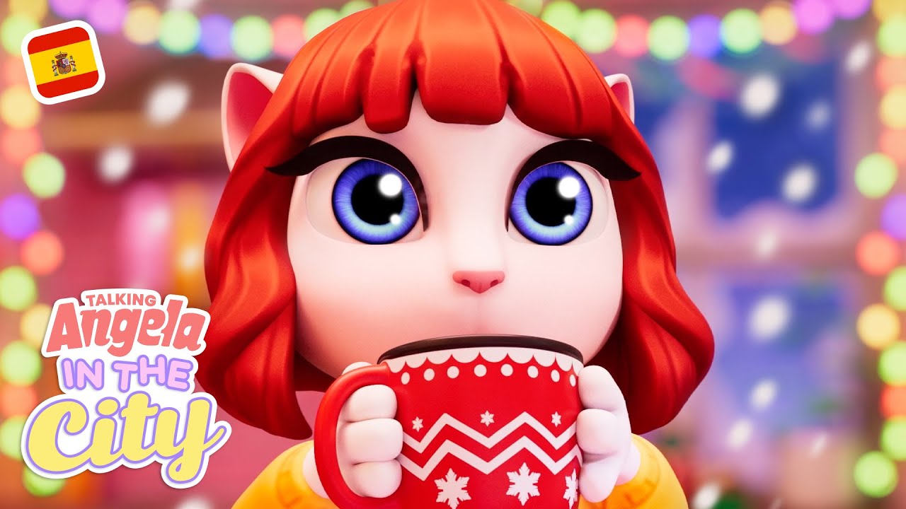 ¡Hora del Chocolate Caliente! 🍫🔥 Talking Angela: En la ciudad 💫 Episodio 104 🔥 Super Toons TV