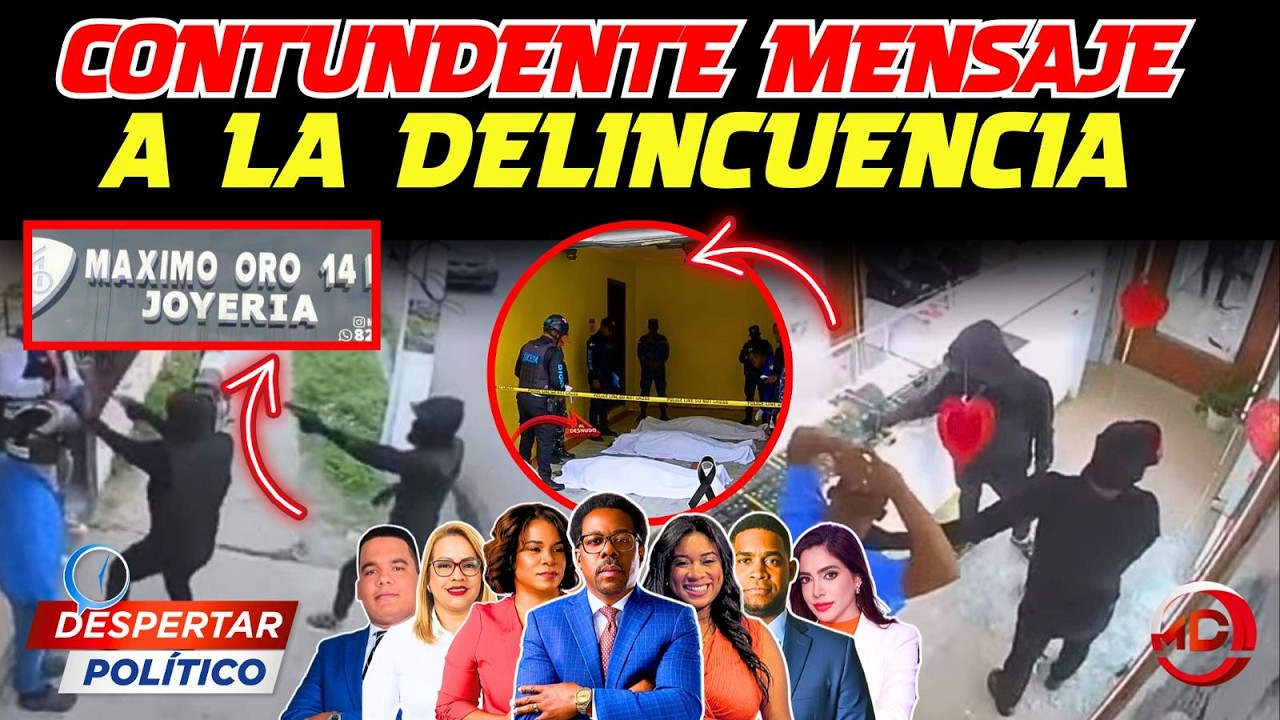 MENSAJE CLARO A LA DELINCUENCIA: EL ESTADO MARCA LÍMITES