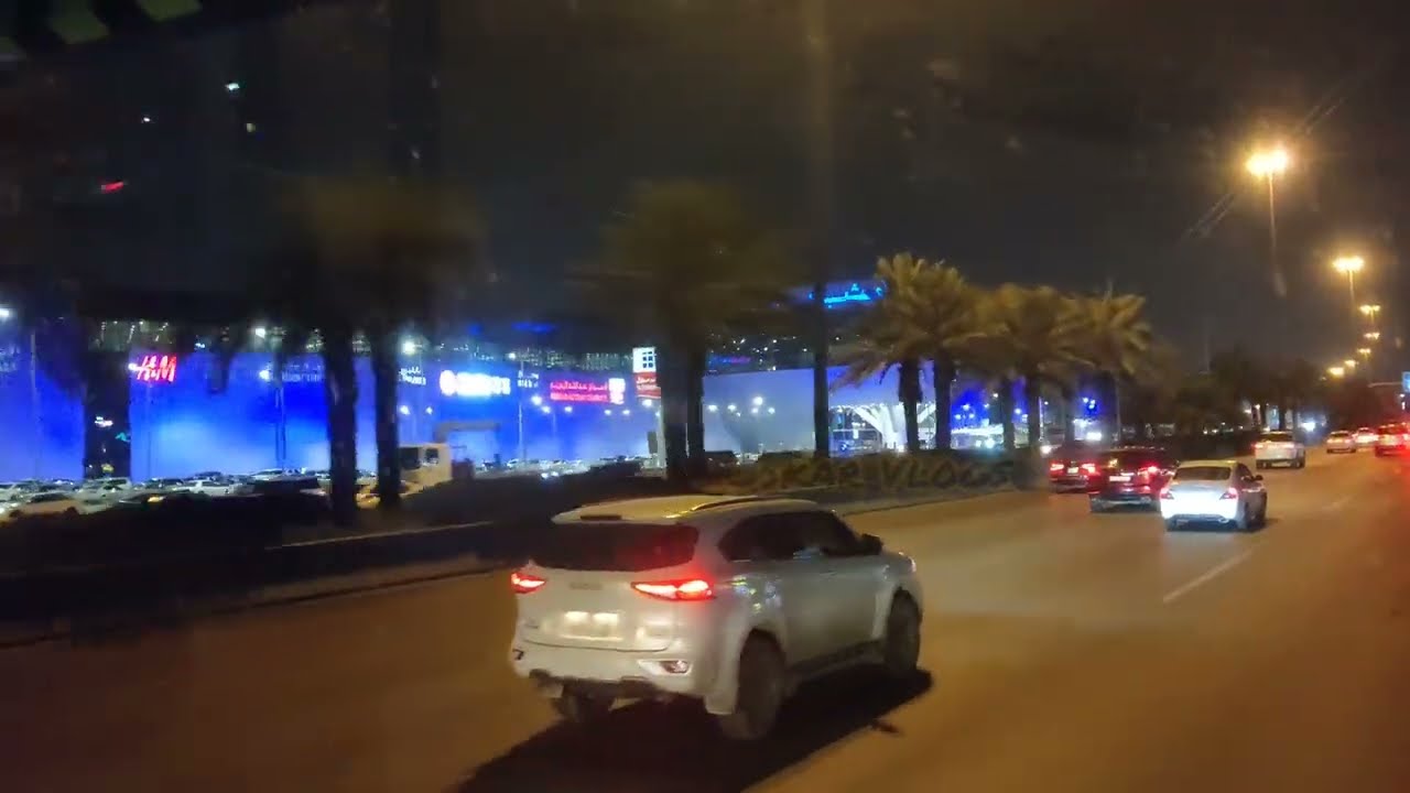 Riyadh City Night ❤️ View।। Saudi Night View.