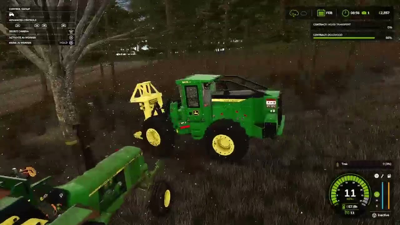 Fs25 alone in the woods survival challenge ep 14