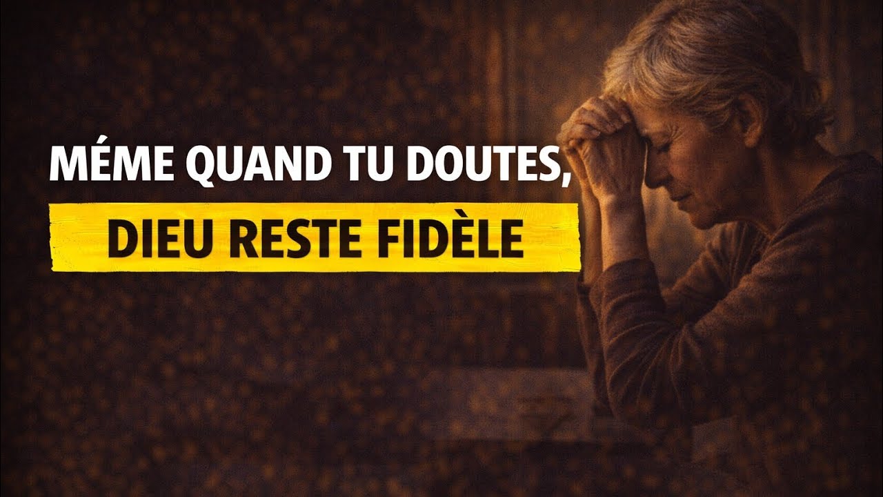Méme quand tu doutes Dieu reste fidèle