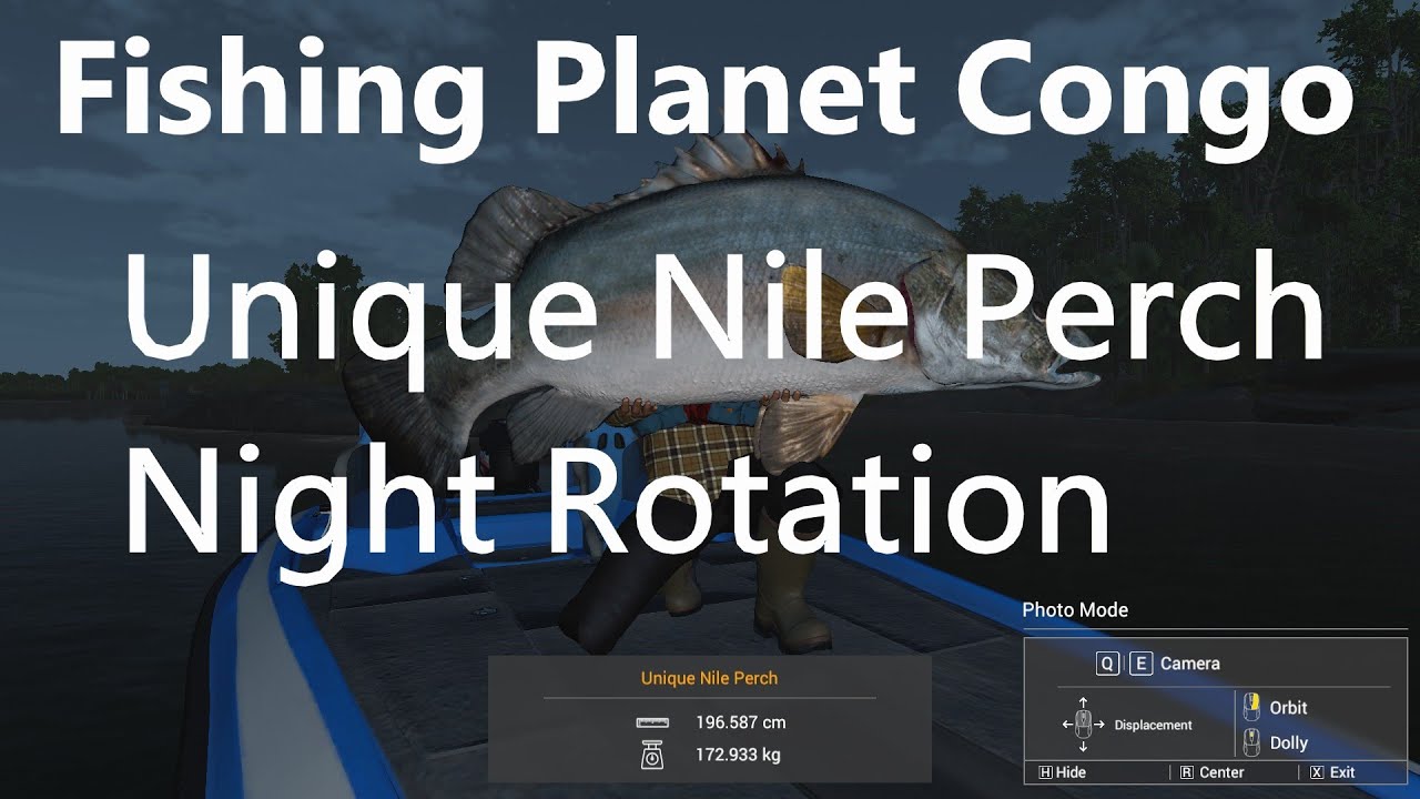 Fishing Planet, Congo River Unique Nile Perch Rotation At Night