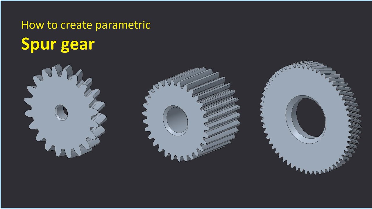 Best Modeling of Spur Gear | Creo Tutorial