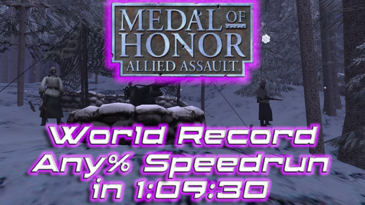 [World Record] Medal of Honor: Allied Assault Any% Speedrun in 1:09:30