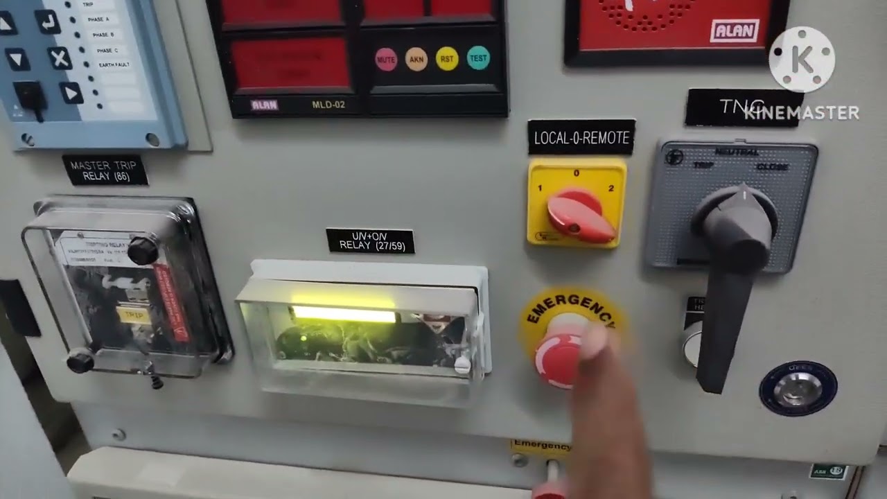 HT yard 11 kv power and tap change over panel, transformer 