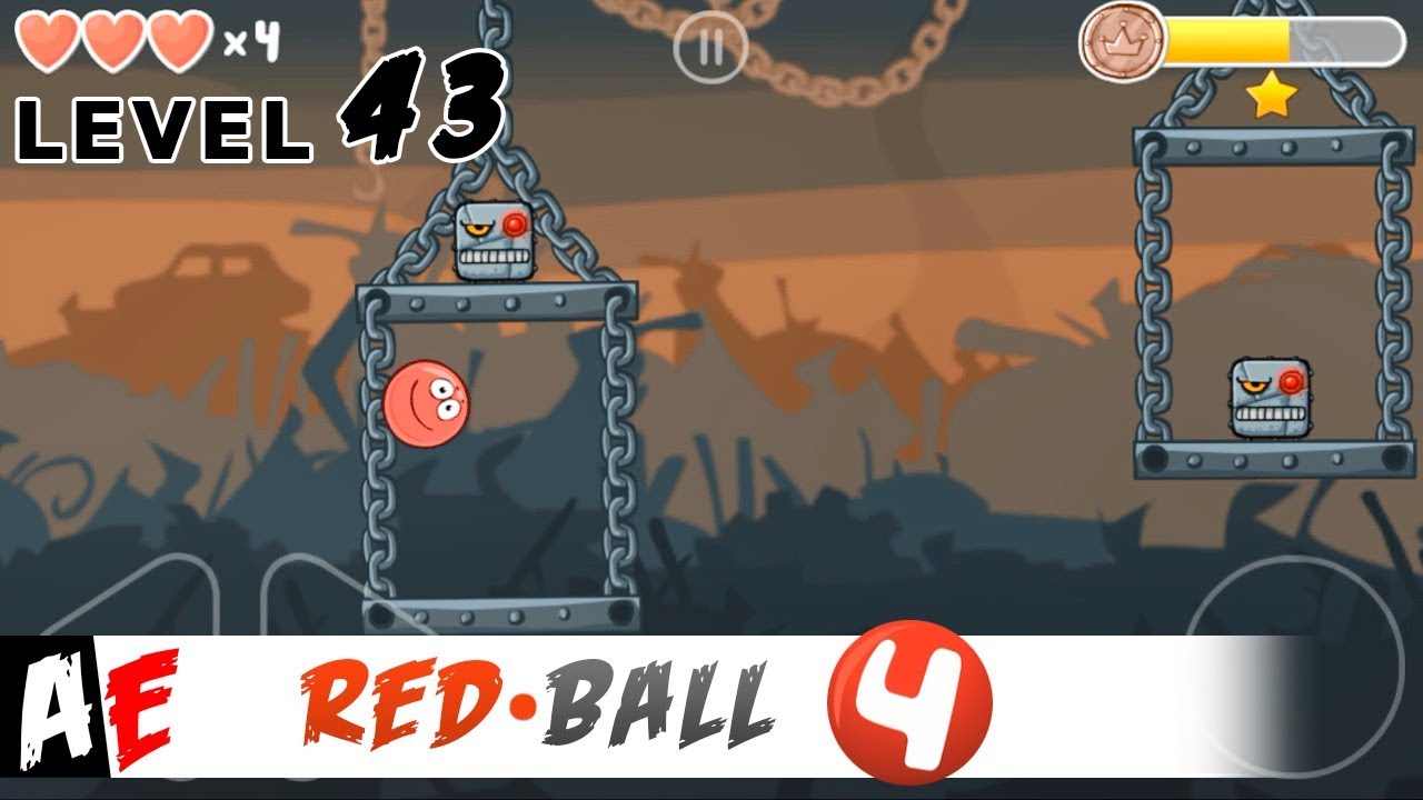 RED Ball 4 LEVEL 43