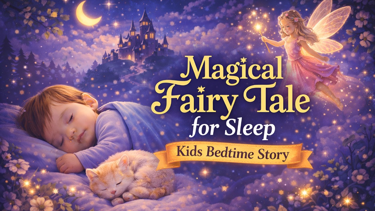 Magical Fairy Tale for Sleep 🌙 The Silver Fairy and the Moonlit Slipper | Kids Bedtime Story