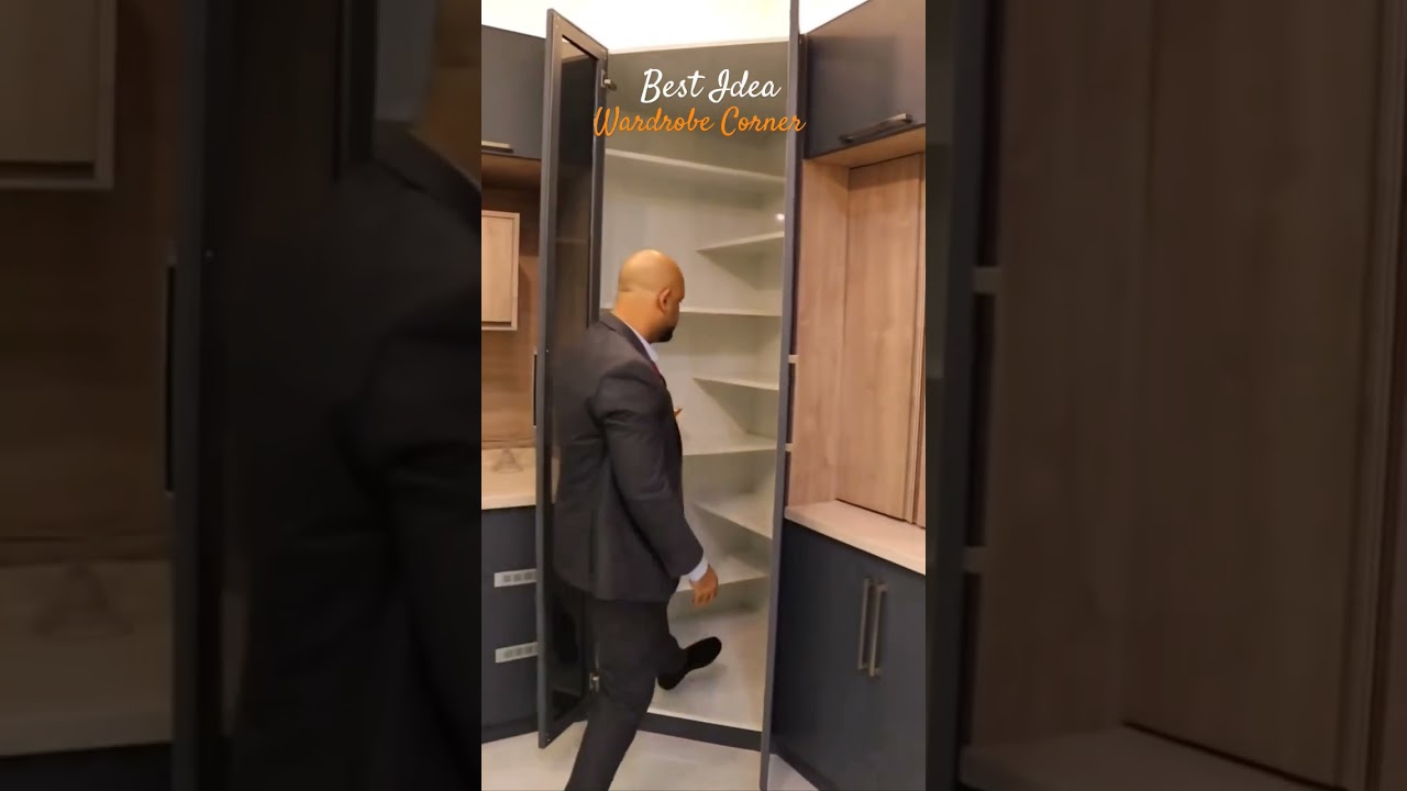 Wardrobe corner ideas #corner #wardrobe #furniture #home #premium #architect #design #luxury #india