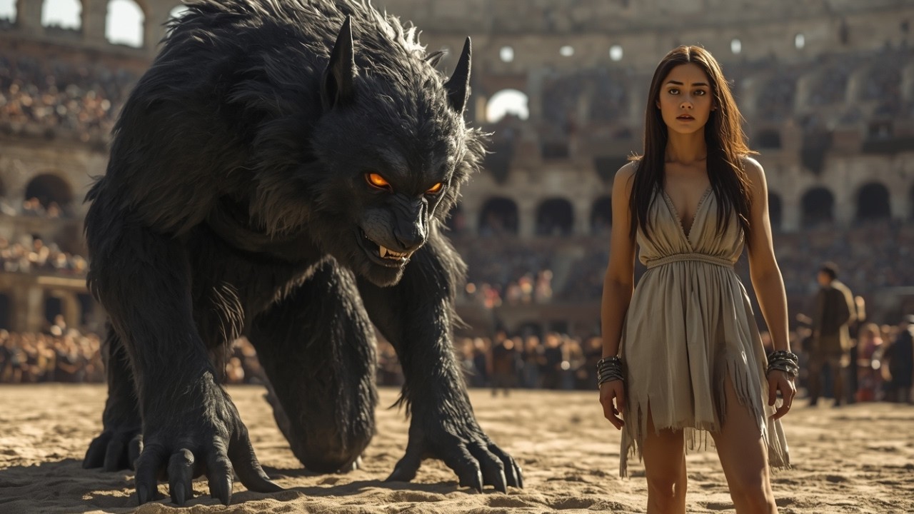 They Sent Her to Die in the Arena — The Starved Lycan Bowed to Its True Queen