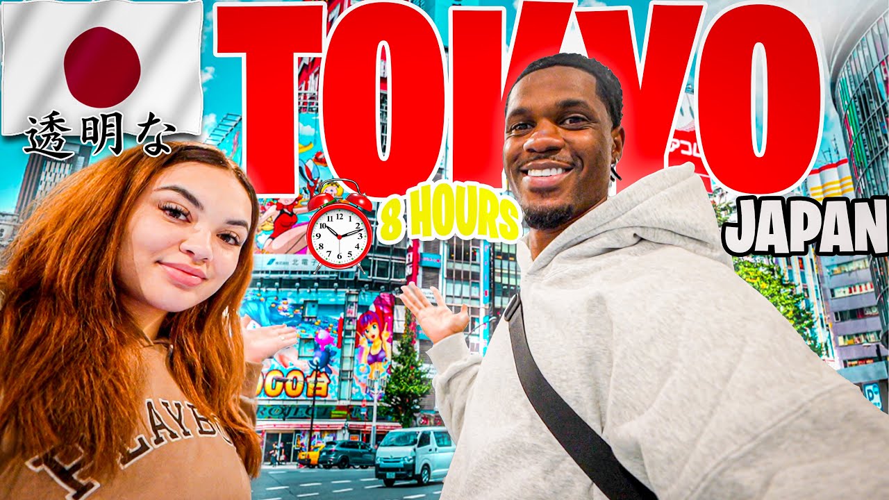 WE SPENT 8 HOURS IN TOKYO JAPAN!!!🇯🇵