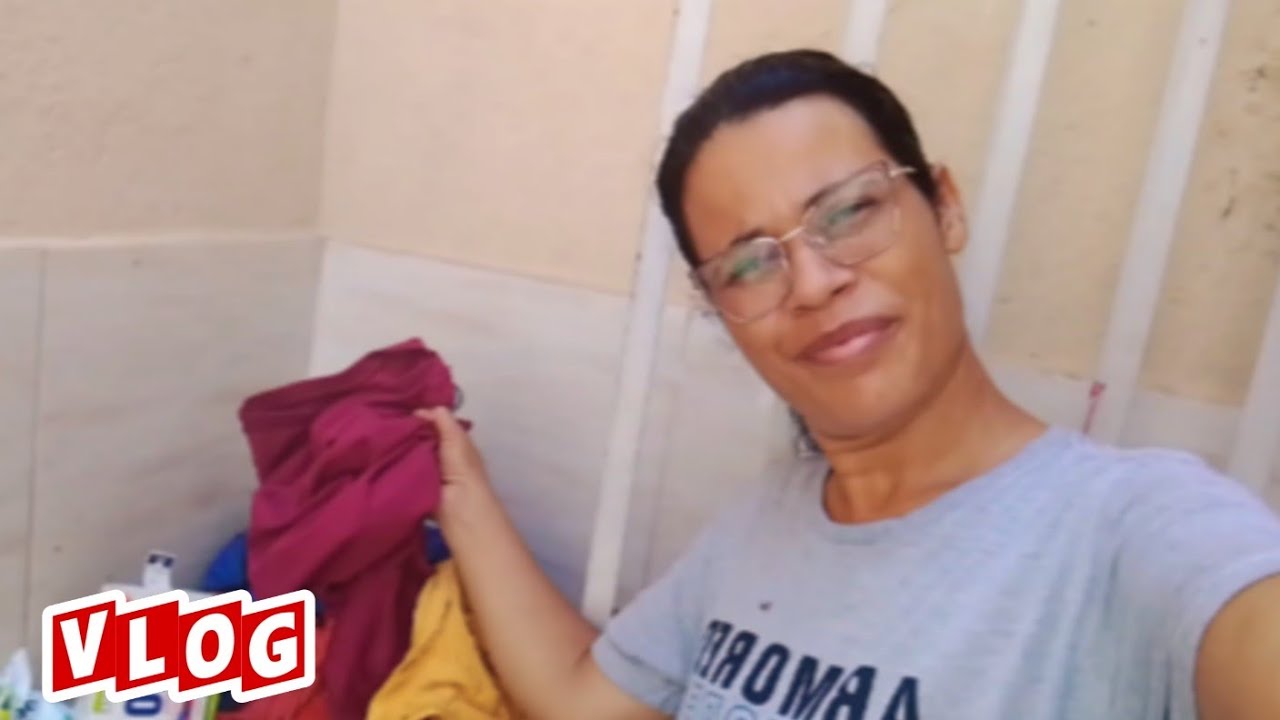 Vlog com lavagem de roupas rotina de dona de casa #vlog #rotinadodia 