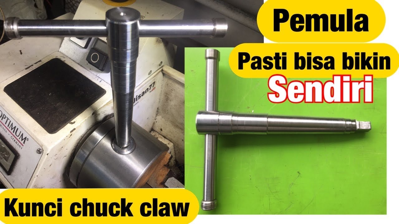 Mesin bubut mini tools ( kunci chuck bubut mini )