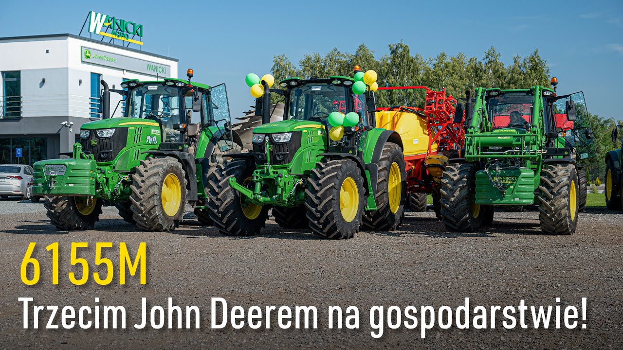 Wydanie John Deere 6155M! 4 Maszyny NA RAZ! | Nasi klienci | Wanicki Agro