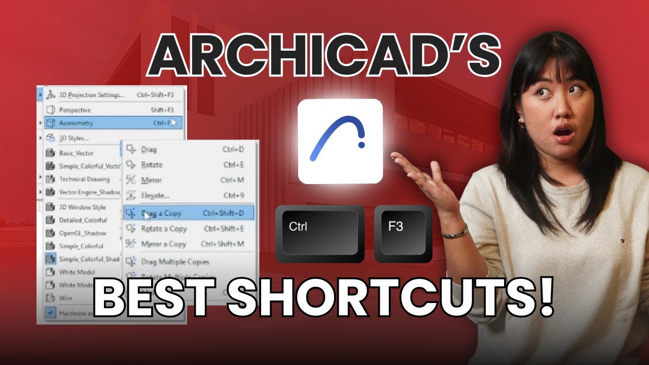 ArchiCAD Hacks for Beginners: Shortcut Keys