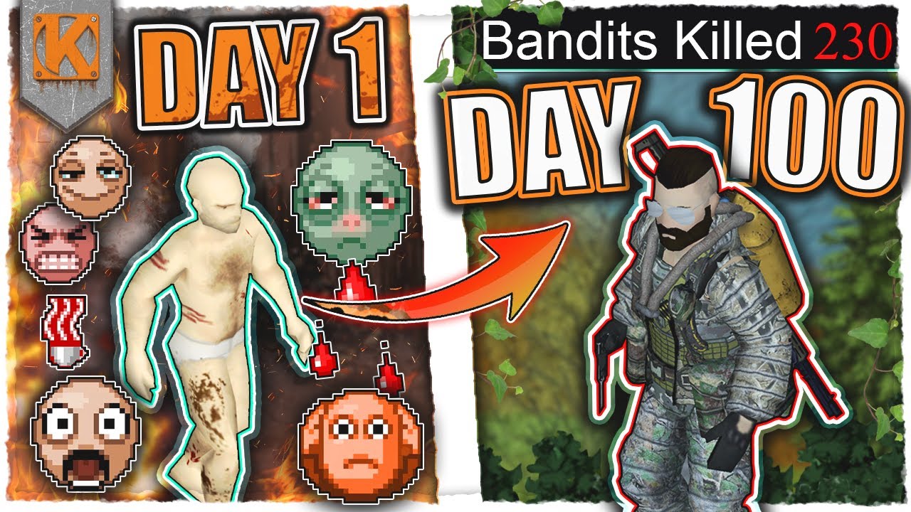 I Survived 100 Days HUNTED by NPCs in Project Zomboid