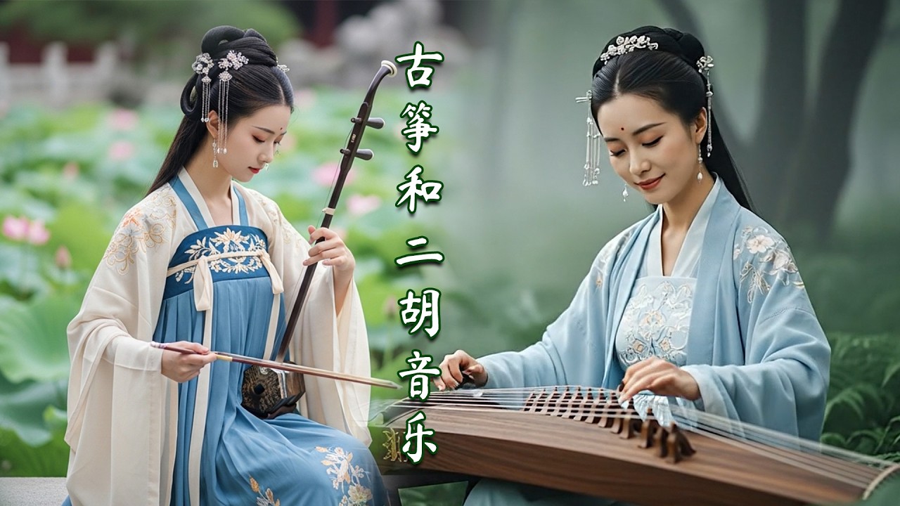 Soft Echoes of Tranquility 🌸 Guzheng & Erhu Music for Deep Calm, and Inner Peace