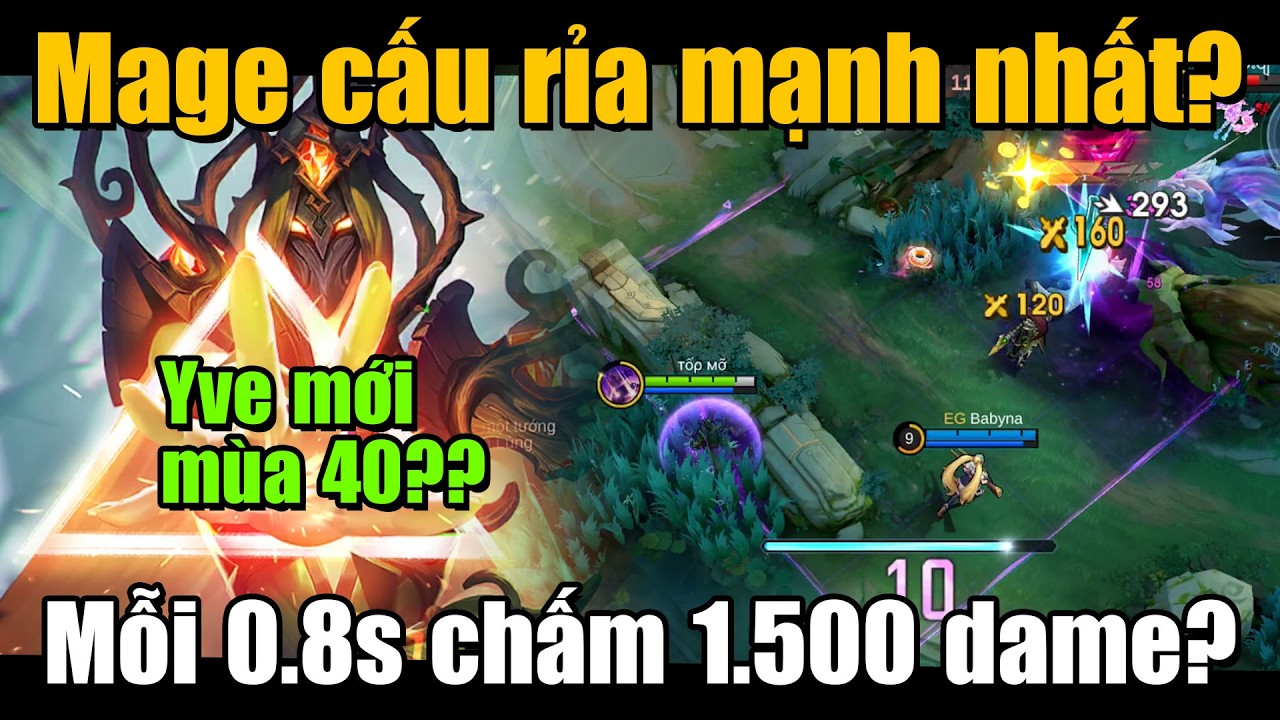 MLBB | YVE MCTN: SKILL HỒI 0,8 GIÂY, 1 NHẤP 1500 DAME?? PHÁP SƯ CẤU RỈA MẠNH NHẤT META MỚI! | Tốp Mỡ