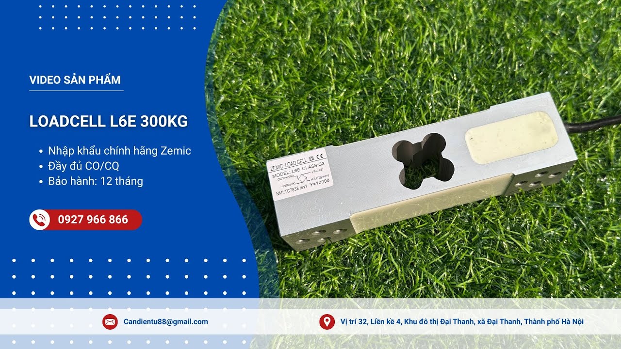 Loadcell L6E 300kg (Zemic - Hà Lan)