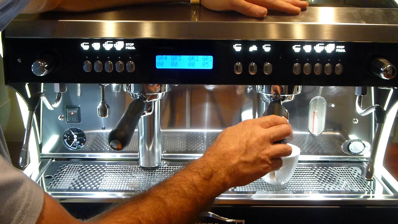 wega polaris coffee machine programming