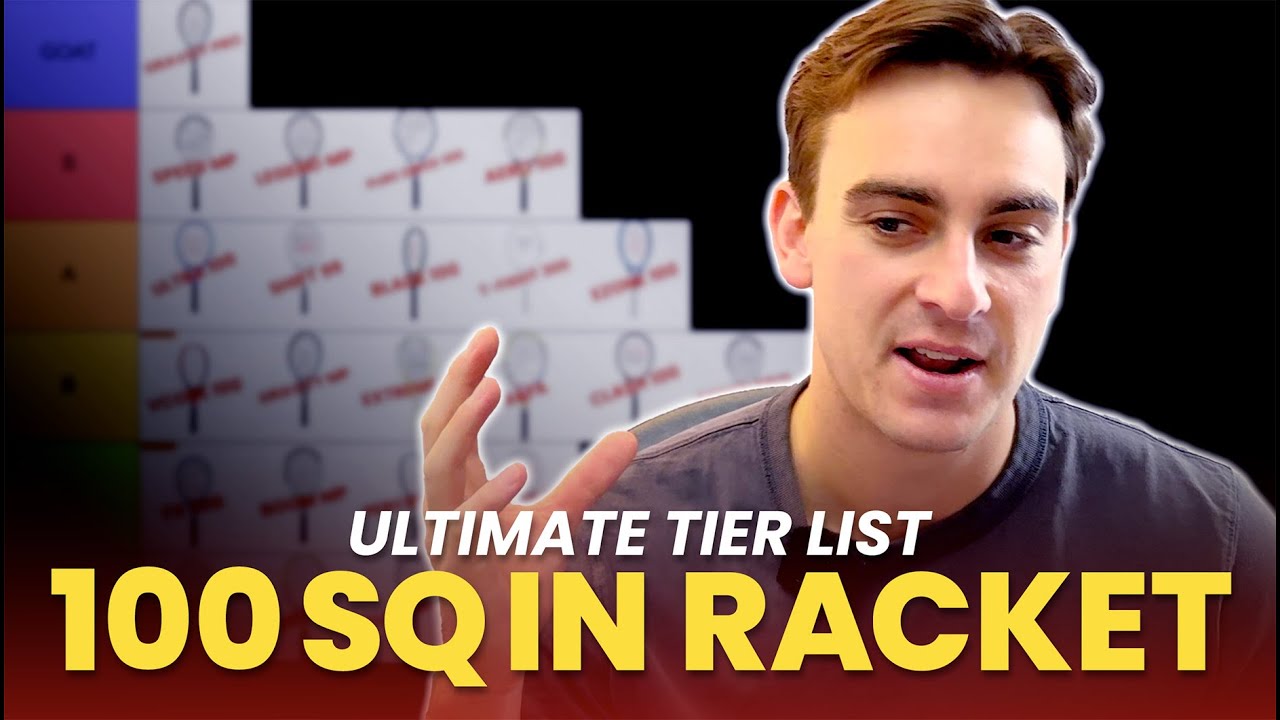 The ULTIMATE 100 Square Inch Racket Tier List for Summer 2025 (and 99) | Rackets & Runners