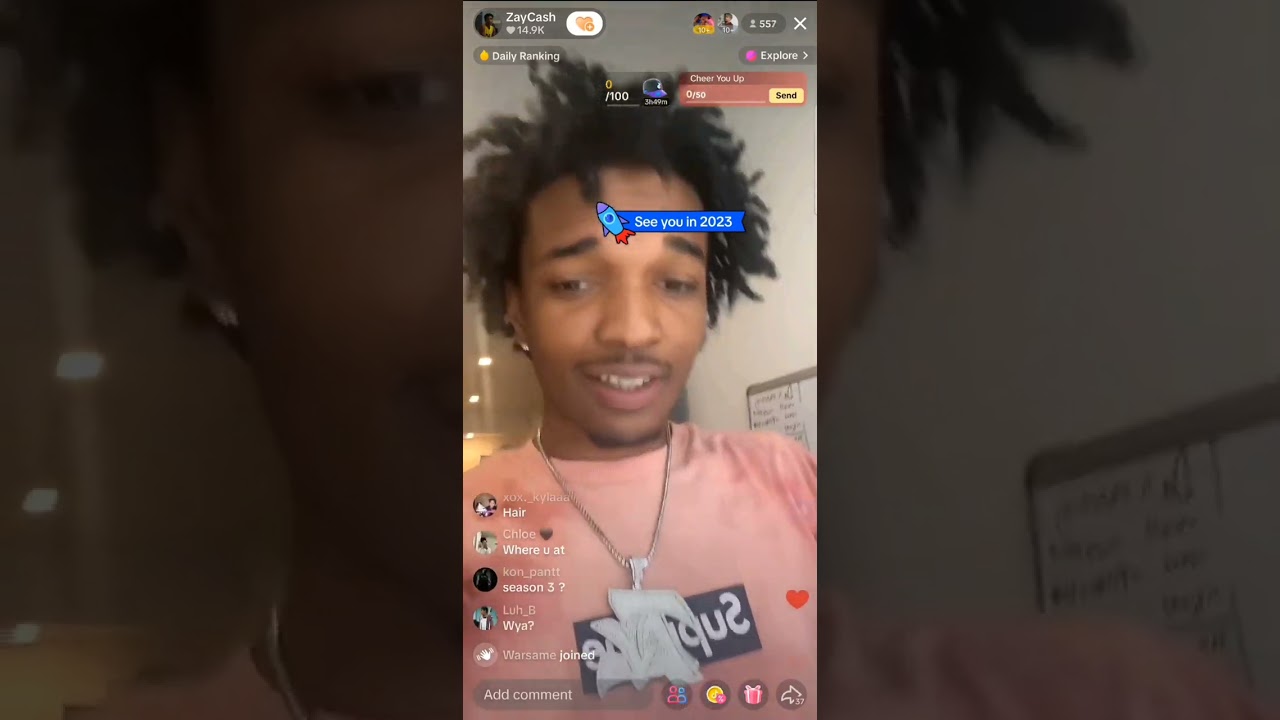 Isaiah Hill Tiktok Live March 12th, 2024