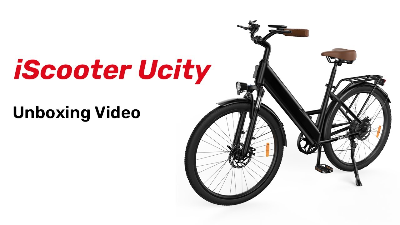 How to Assemble Electric Bike Ucity | iScooter Electric Bike Ucity Unboxing