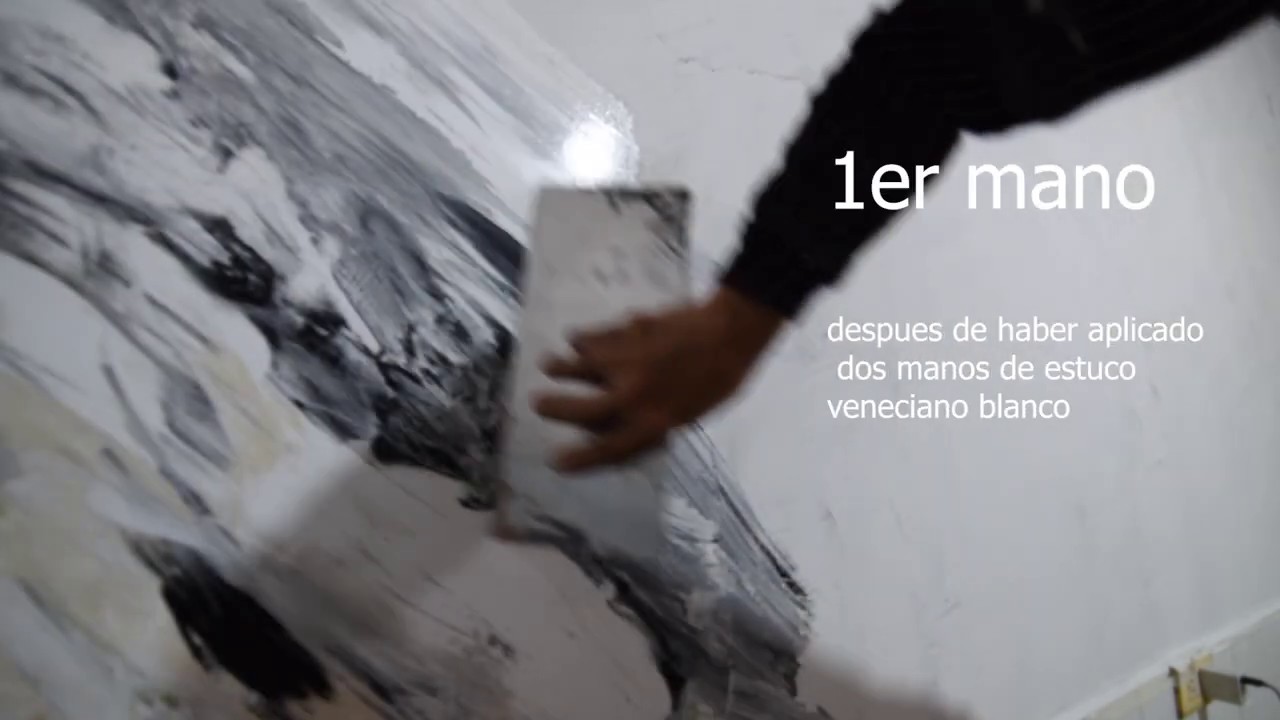 estuco veneciano entremezclado en cuarentena