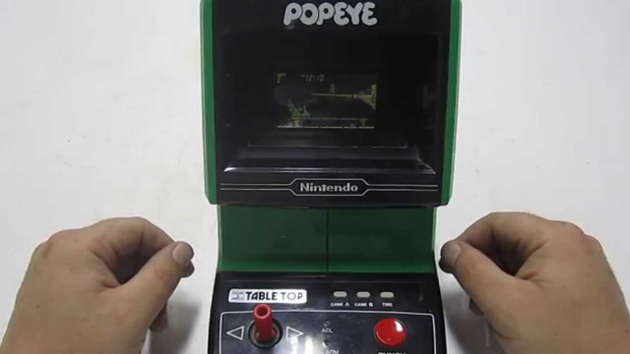 RARE 1983 Vintage Nintendo Electronic Handheld PG-74 Popeye Tabletop Game&Watch