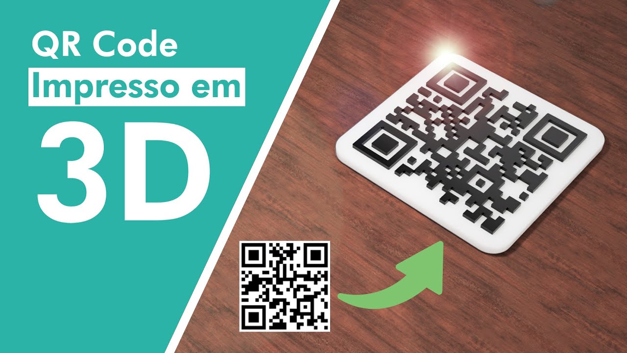 Modelando QR Code personalizado em 3D