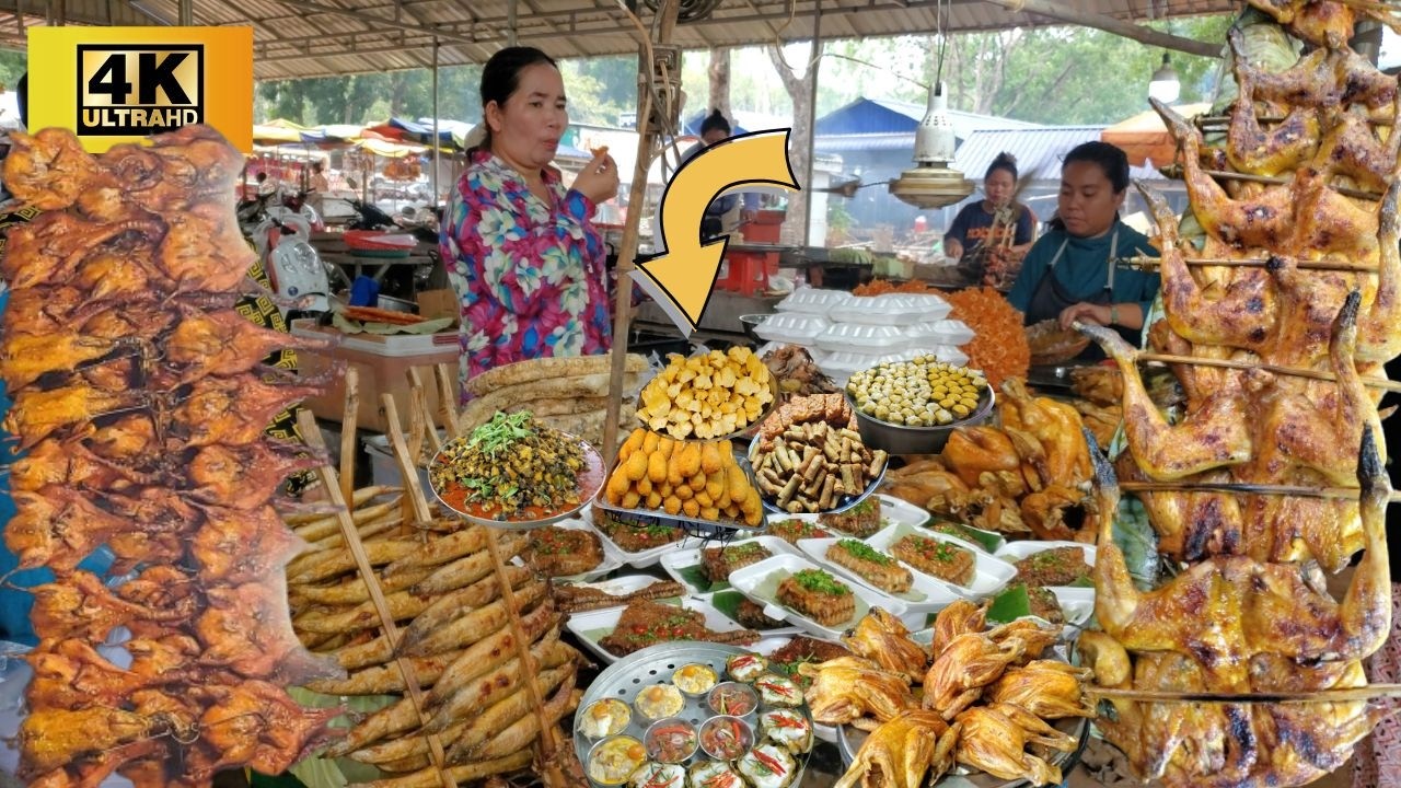 Cambodia County side Street Food | Udong Resort Walking Tour 2026