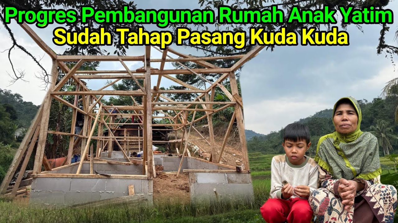 Istana Impian Mak Enah Dan Anak Yatim Nya Akan Segera Terwujud Berkat Bapak Bayu Andika