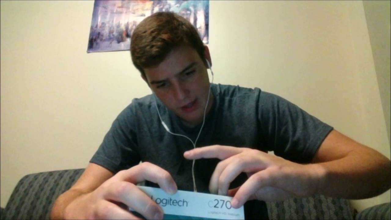 Logitech C270 unboxing-- 1k special