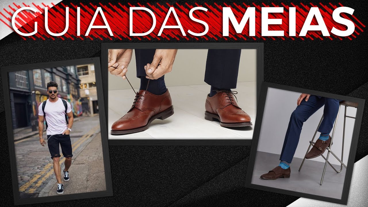 O GUIA COMPLETO DAS MEIAS na moda masculina