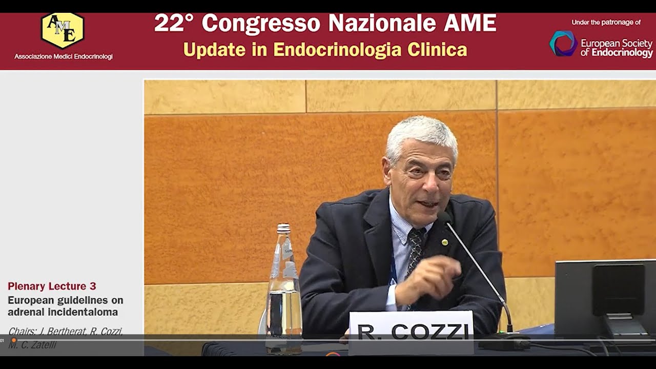 Plenary Lecture 3 - European guidelines on adrenal incidentaloma at the AME Congress (Nov 2023)