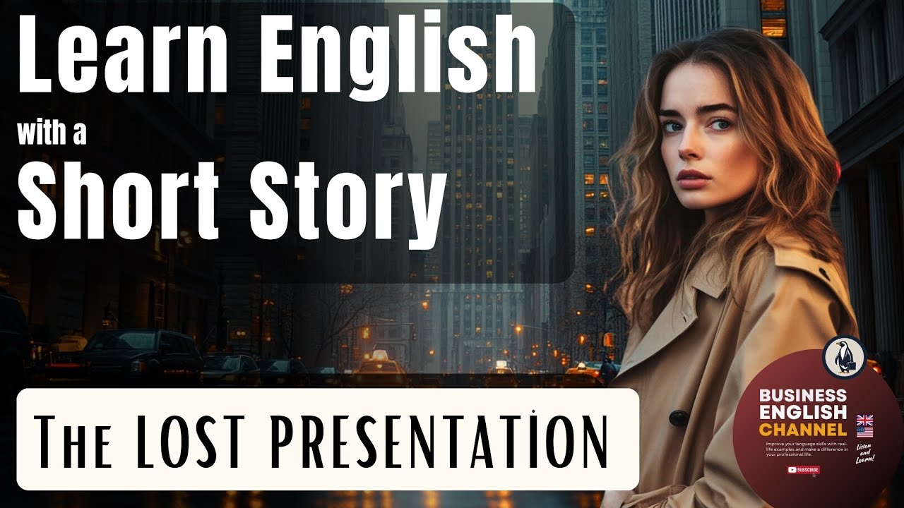 English Stories for Listening | The Lost Presentation | Business English Conversation & Vocabulary
