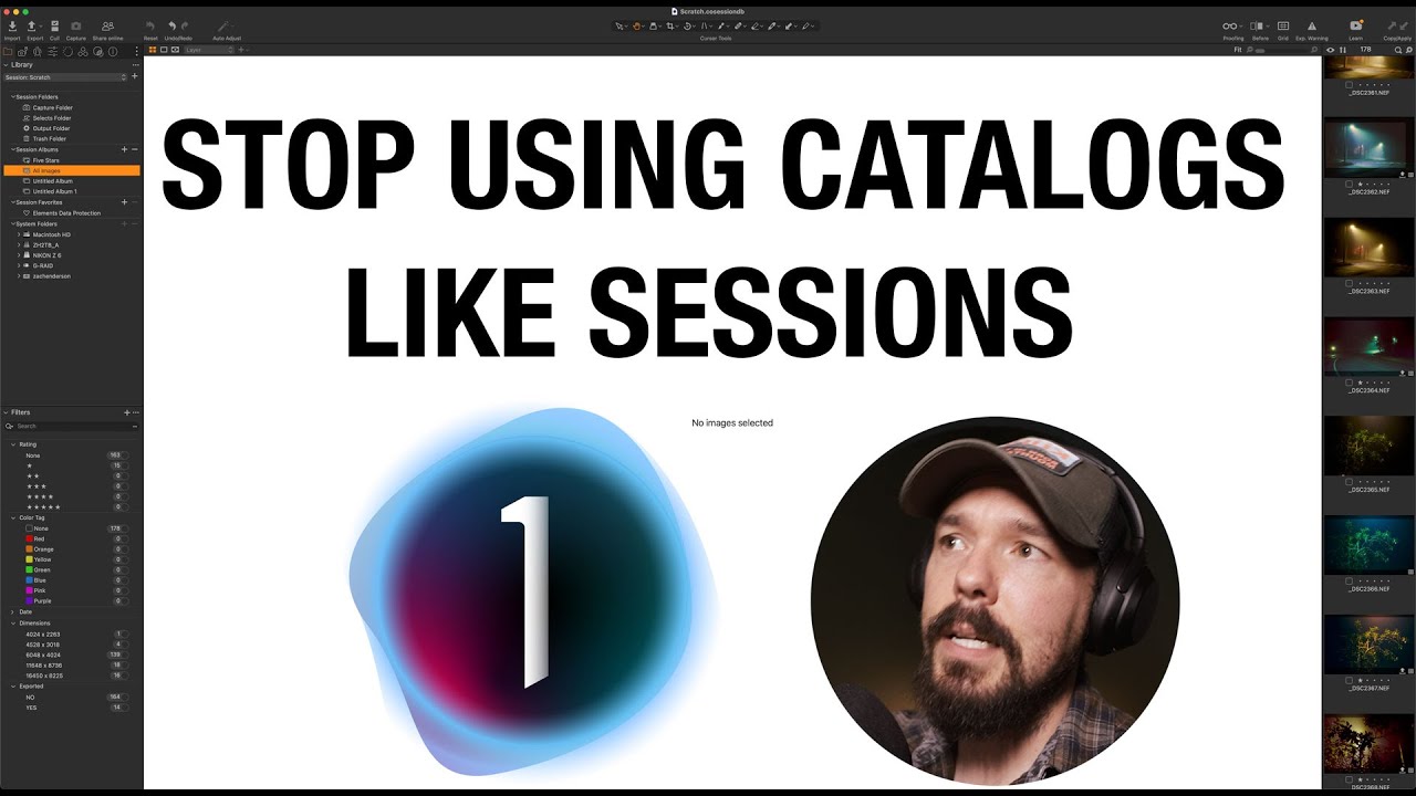 Как использовать сессии в Capture One для лучшего управления фотографиями на выезде и в путешествии