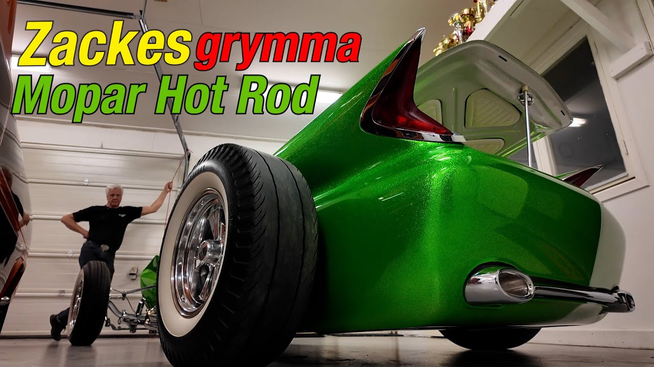 Biltoken Zacke i Hedemora:  Mopar Hot rod och MC-motoriserad Mini