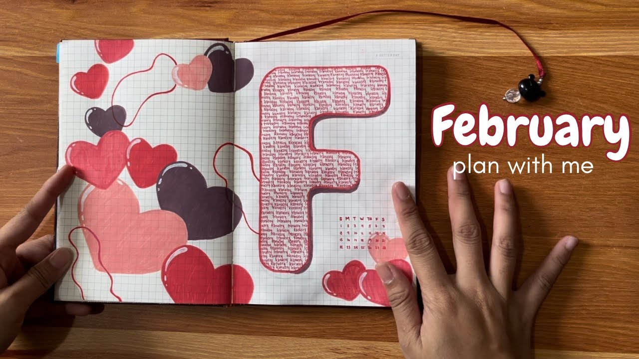 February 2026 Bullet Journal Setup ❤️ | Plan With Me
