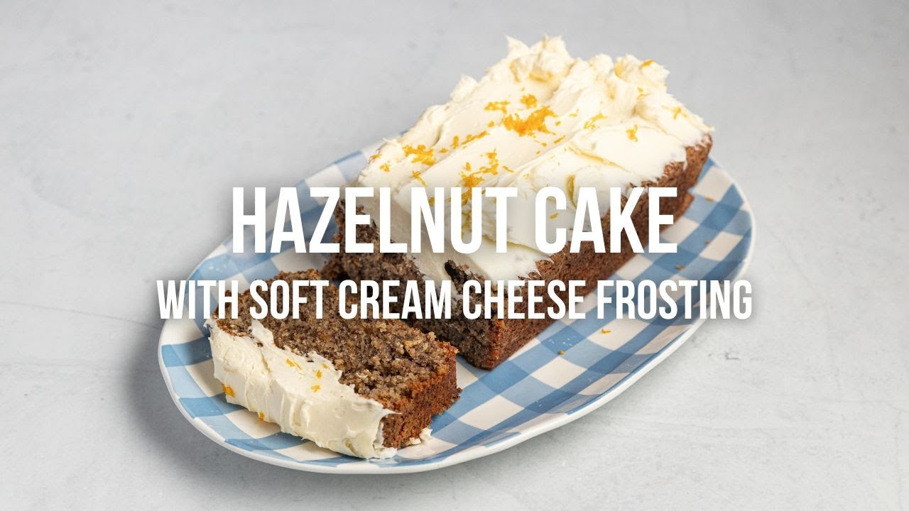 Hazelnut Cake with Soft Cream Cheese Frosting